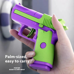 Mini Manual Water Gun | Desert Eagle Pistol Toy for Outdoor Summer Play close-up view