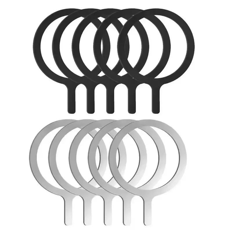 Stainless Steel Universal Magnetic Metal Plate Ring For Magsafe Wireless Charger Ir additional angle