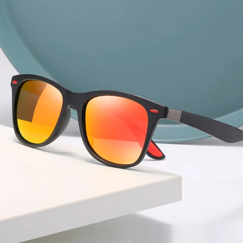 Square Unisex Driving Fishing Sunglasses Men Women Brand Designer Sun Glasses Anti-Gl alternate view