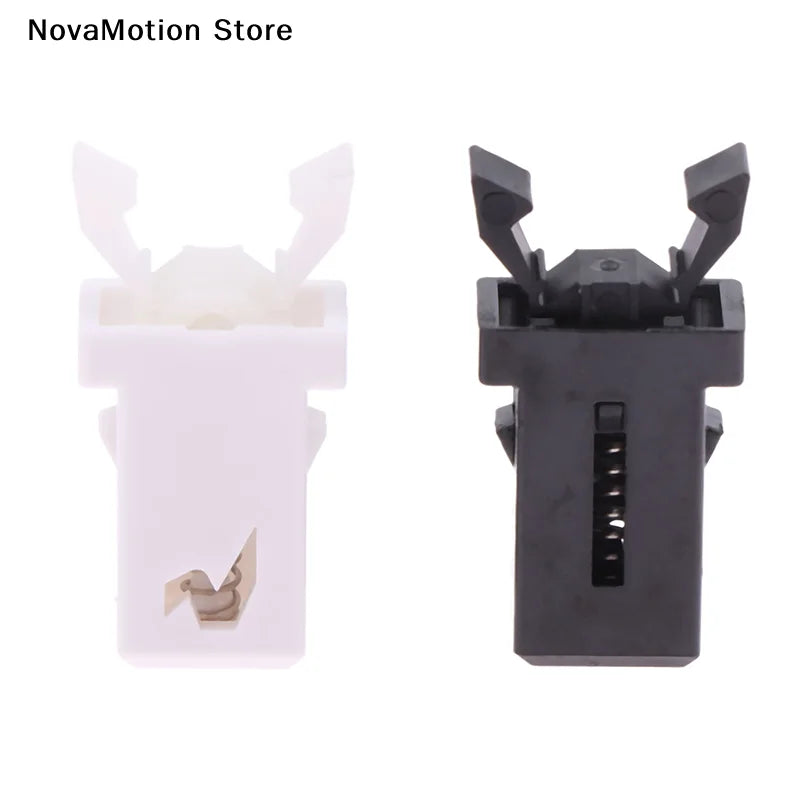 Trash Can Self-Locking Latch 10 Pcs Black White lifestyle view