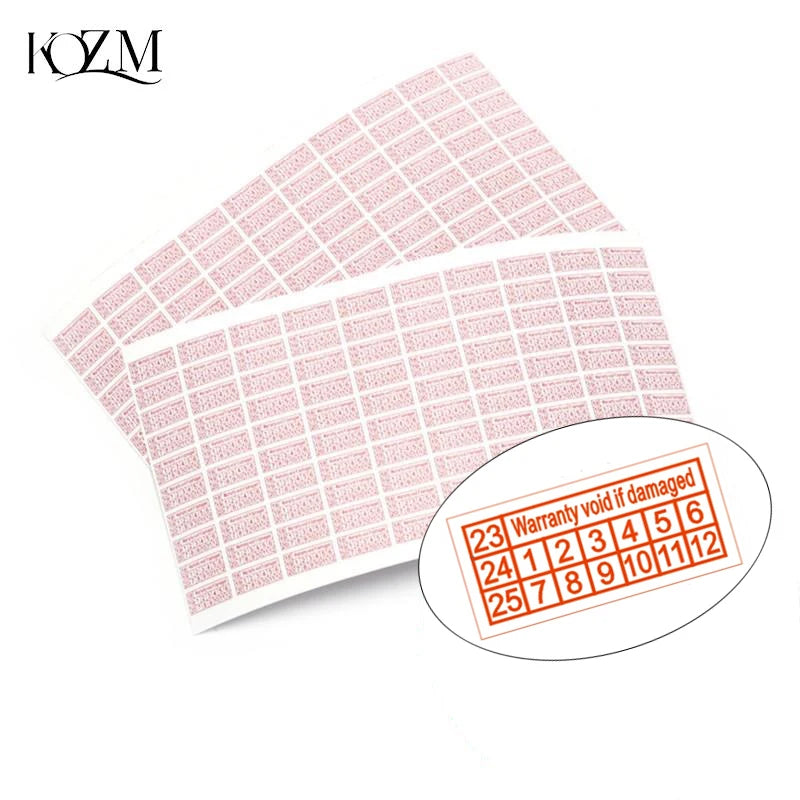 Tamper Proof Void Labels | Disposable Security Seal Stickers lifestyle view