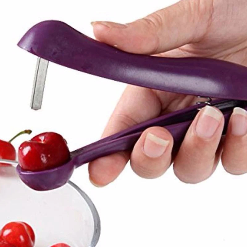 Cherry Pitter Fruit Seed Remover Olive Pit Stoner Tool Vegetable Corer Kitchen Gadget alternate view