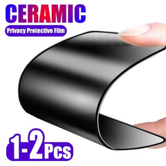 2PCS Privacy Ceramic Film For iPhone 18 17 16 15 14 11 13 12 Pro Max Air 16e 15 16 Plus XS Max XR X 7 8 SE 2020 Screen Protector