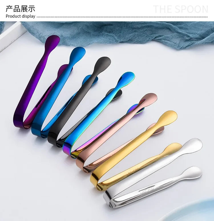 Kitchen Accessories Toolbar Cooking Utensils Ice Tongs Sugar Cube Multicolor Tool D additional angle