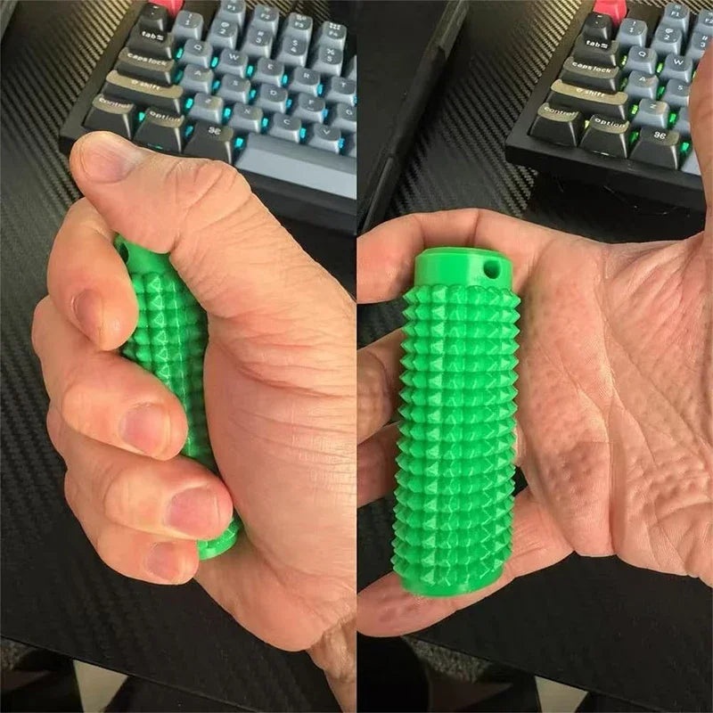 Little Ouchies Fidget Keychain | Anti-Anxiety Spike Stress Relief Toy close-up view