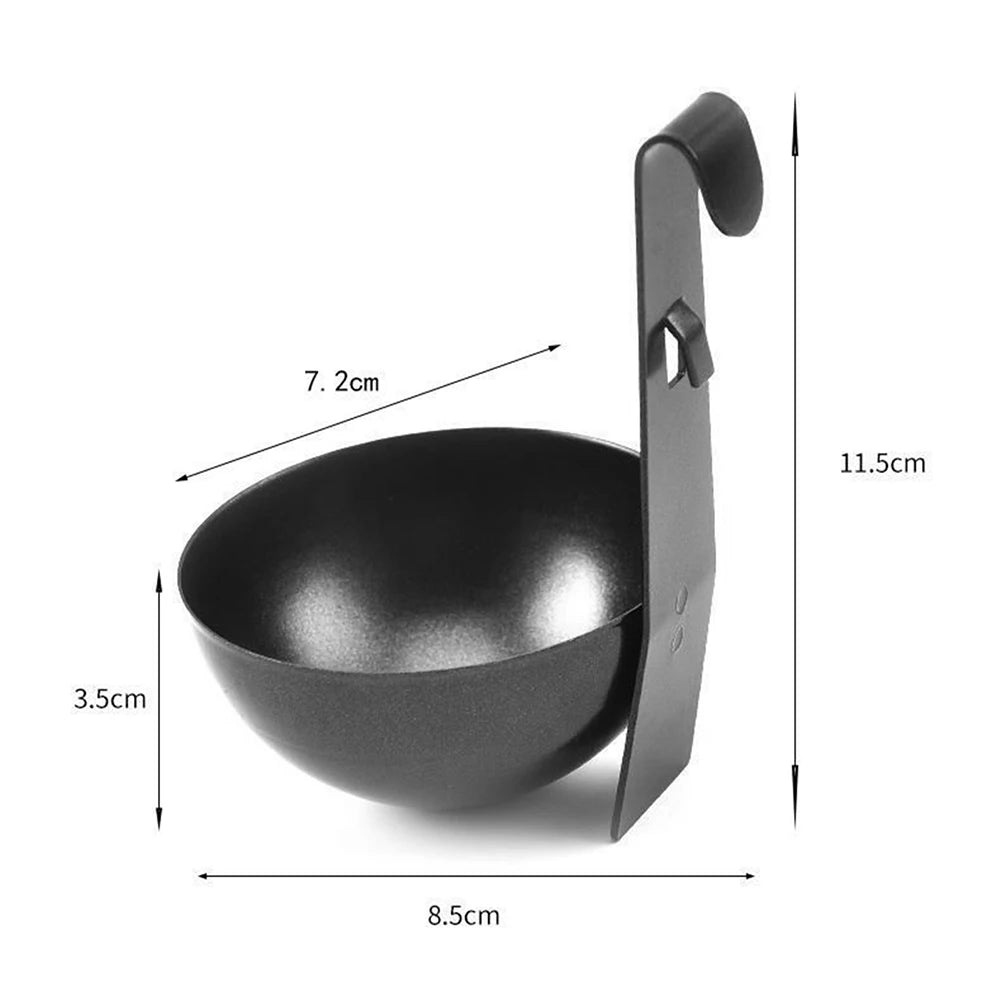 Nonstick Egg Poaching Pan | Stainless Steel Egg Poacher for Perfect Poached Eggs Ev additional angle