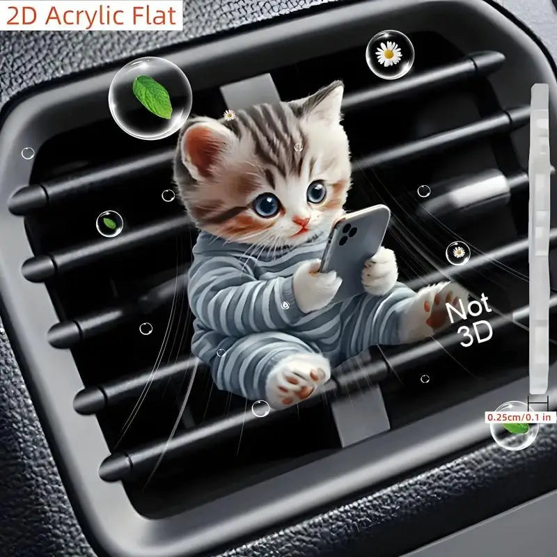 Car Vent Clip Air Freshener Jasmine Scent lifestyle view