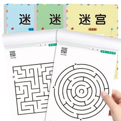 Kid's Maze Game Book Student Concentration Training Book Intellectual Development Educat detail view