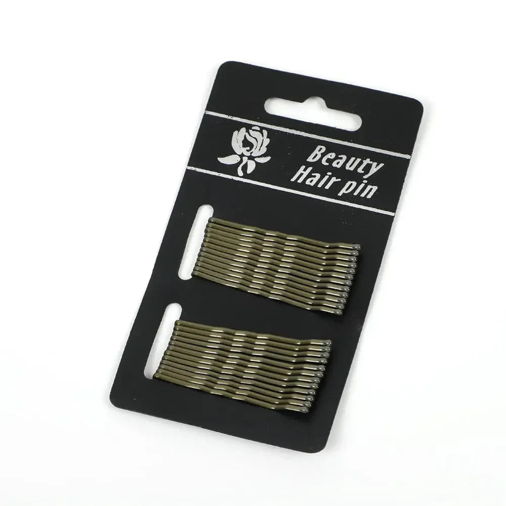 10pcs Hair Clips Gold Metal Hairpins Waved Curly Barrettes Bobby Pins For Women Gir additional angle