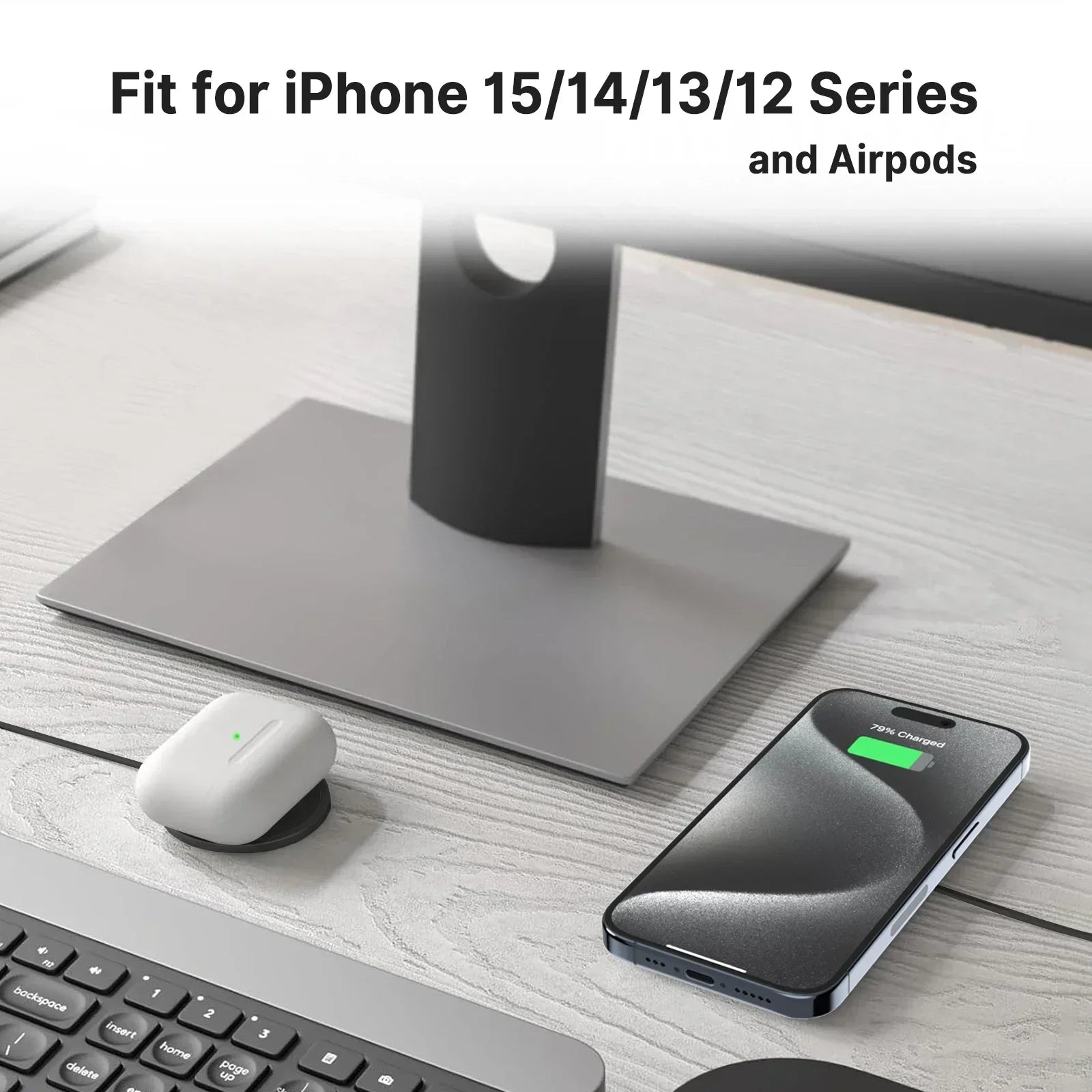 30W Magnetic Wireless Charger PD Type-C Fast Charging Pad - Onlytenbucks.com