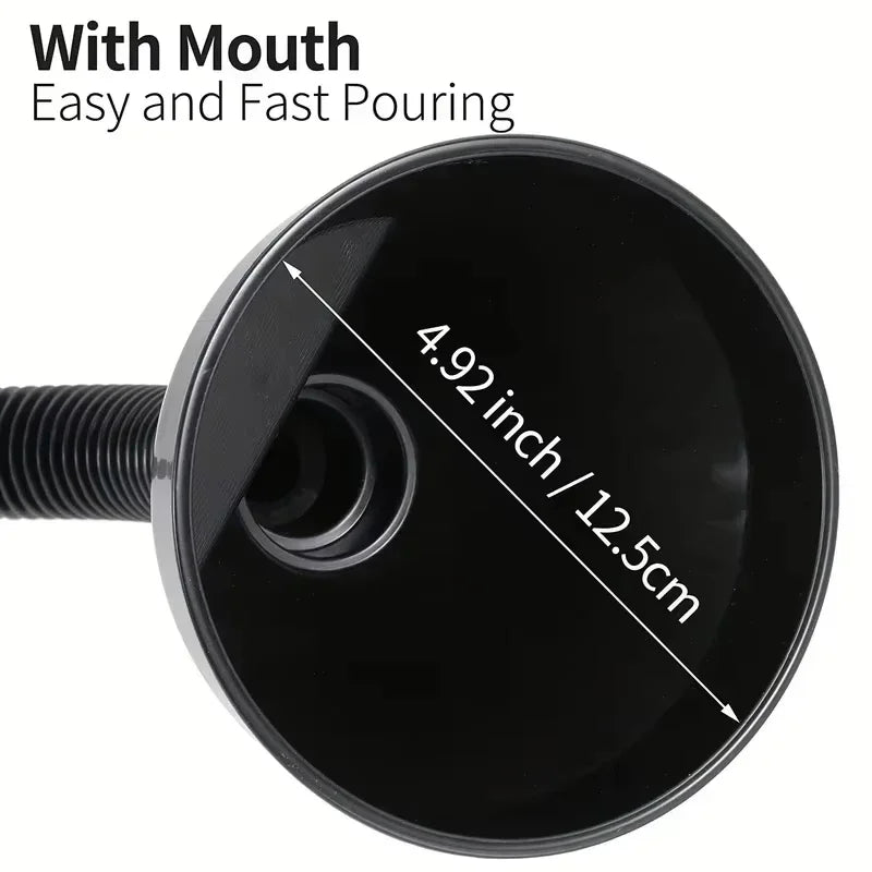 Multi Functional Flexible Funnel: Spill-Proof Oil Changing Tool with Wide Mouth & Han lifestyle view