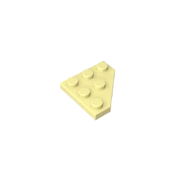 Gobricks GDS-556 Wedge Plate 3 x 3 Cut Corner | Compatible Building Block for DIY lifestyle view
