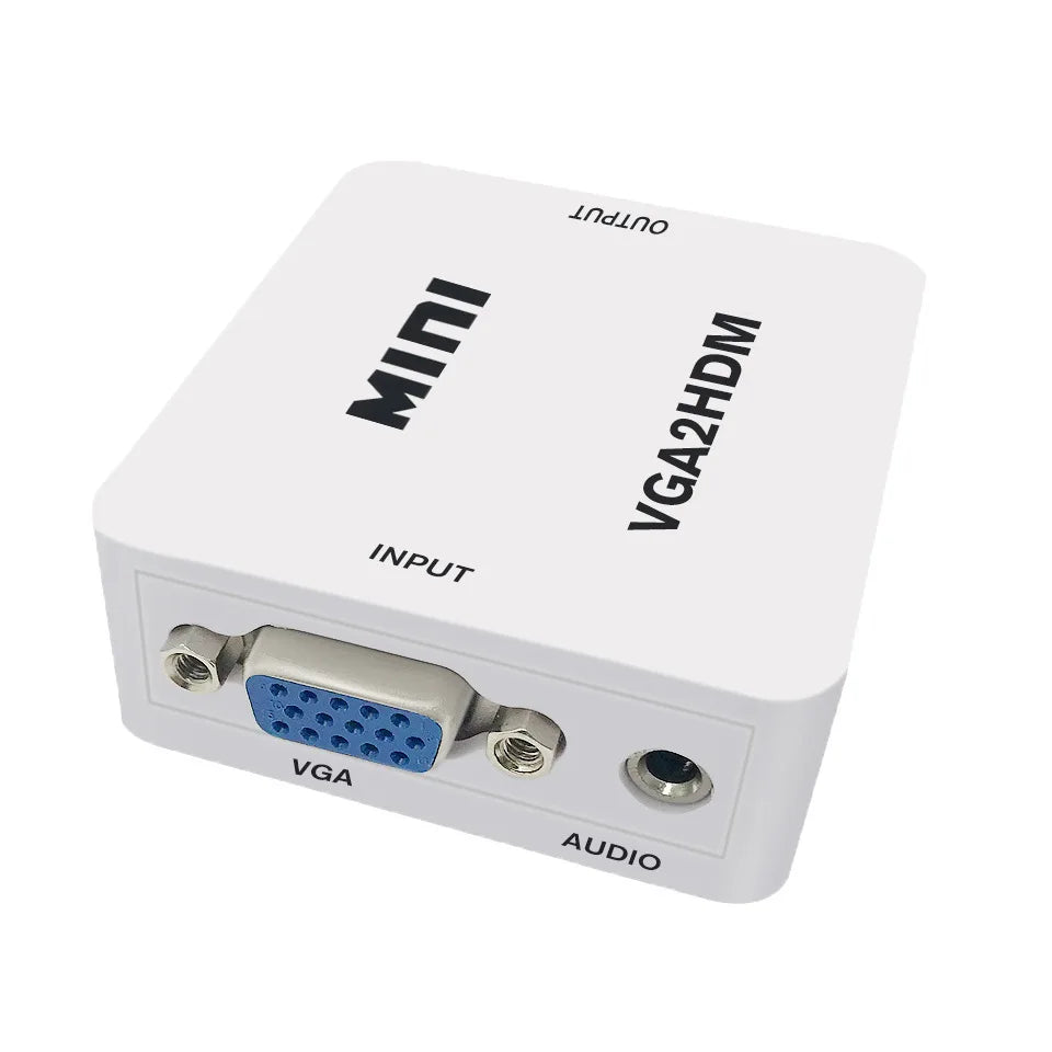 HDMI to VGA Converter with Audio | 1080P Adapter for Notebook Xbox PS3 PC Projector alternate view