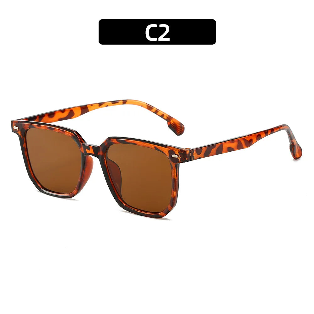 2025 Fashion New Sunglasses Men High Quality Retro Square Sunglasses Women Retro Sunglasses Women Classic Oculos De Sol Feminino