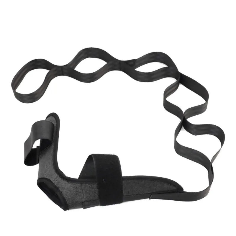 Fascia Stretcher with Loops | Yoga Strap for Rehabilitation and Flexibility Training close-up view