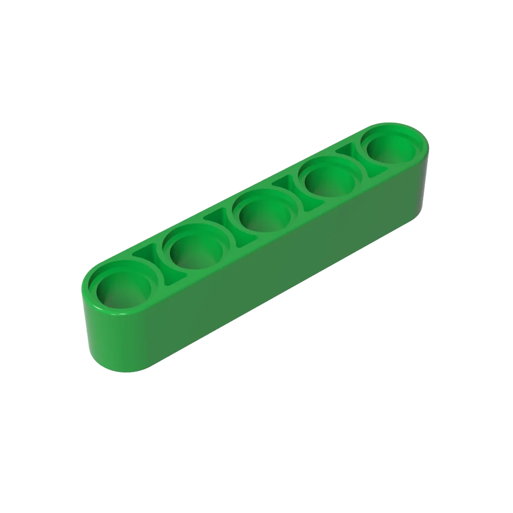 Gobricks GDS-664 Technical Liftarm Thick 1 x 5 | Compatible Building Block additional angle