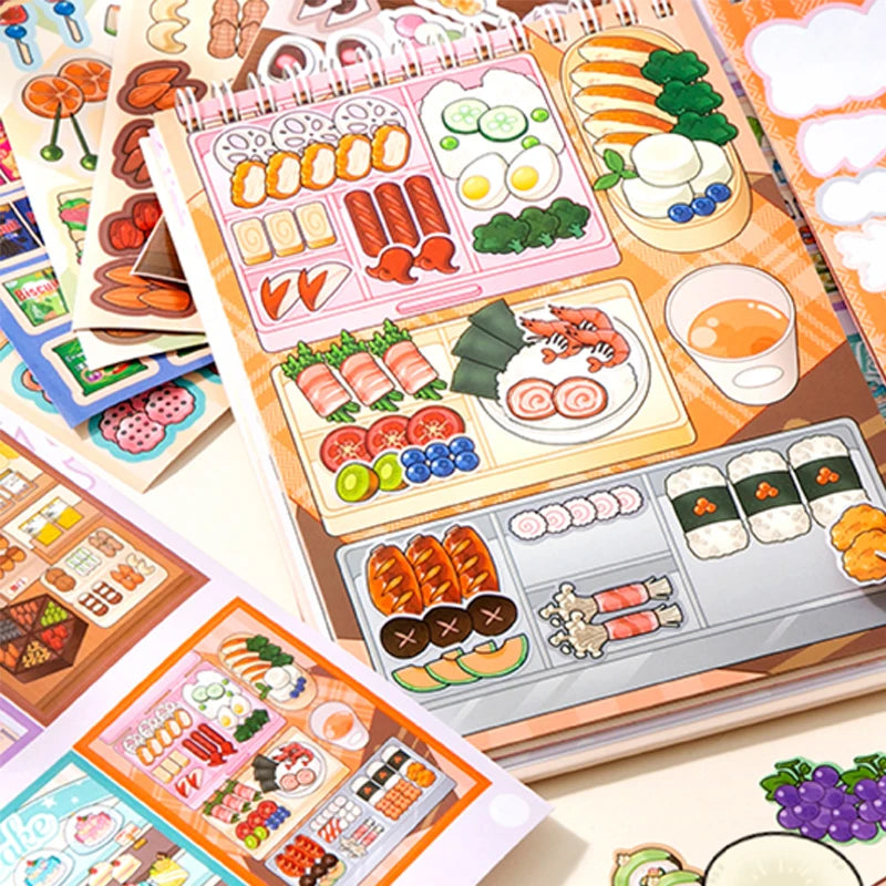 30pcs Daily Life Sticker Book | Organized Journal Supplies alternate view