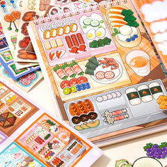 30pcs Daily Life Sticker Book | Organized Journal Supplies alternate view
