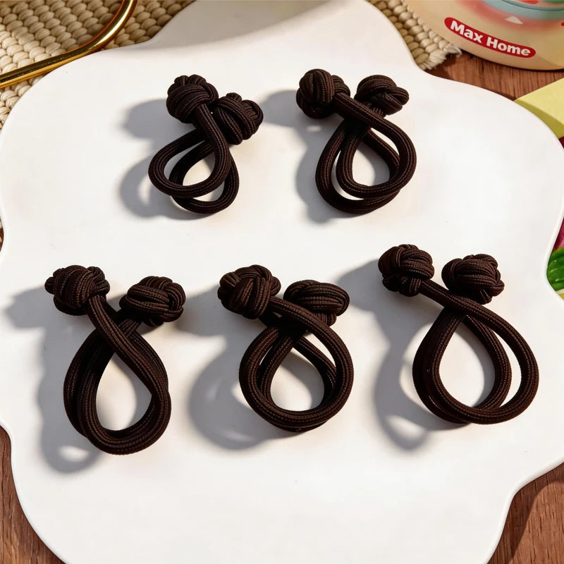 Women High Elasticity Girl Head Rope Scrunchie Hair close-up view