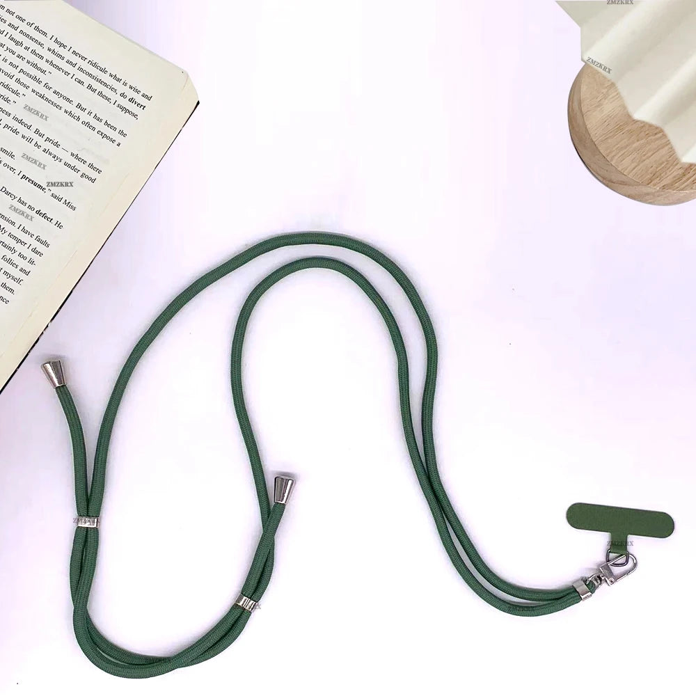 Universal Adjustable Phone Lanyard Strap Mobile Phone Hanging Rope Neck Straps Anti-lo close-up view