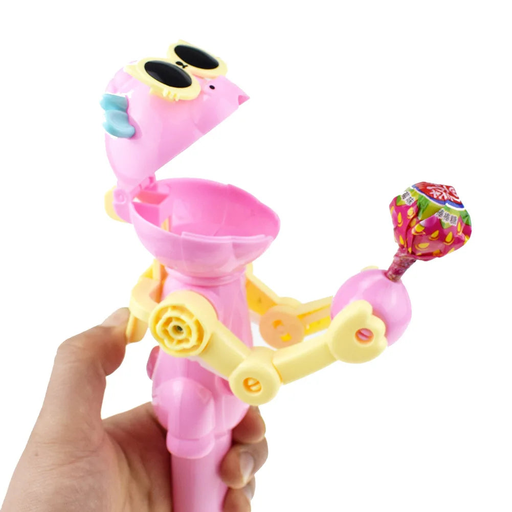 Creative Lollipop Robot Holder Hot Candy Dustproof Toys Cool Personality Decompressio alternate view
