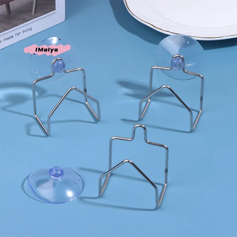 1/2/3Pcs Stainless Steel Sink Organizer Drain Rack with Suction Cup Dish Drainer Spon lifestyle view