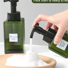 Portable Foam Soap Dispenser 250/450/650ml Manual Press Foaming Pump Bottle Liquid Showe detail view