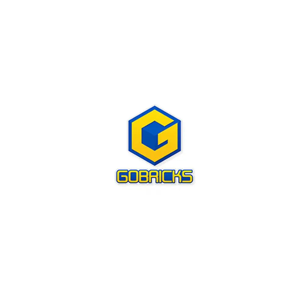 Gobricks GDS-1029 Axle and Pin Connector Perpendicular Split | Compatible with Lego additional angle