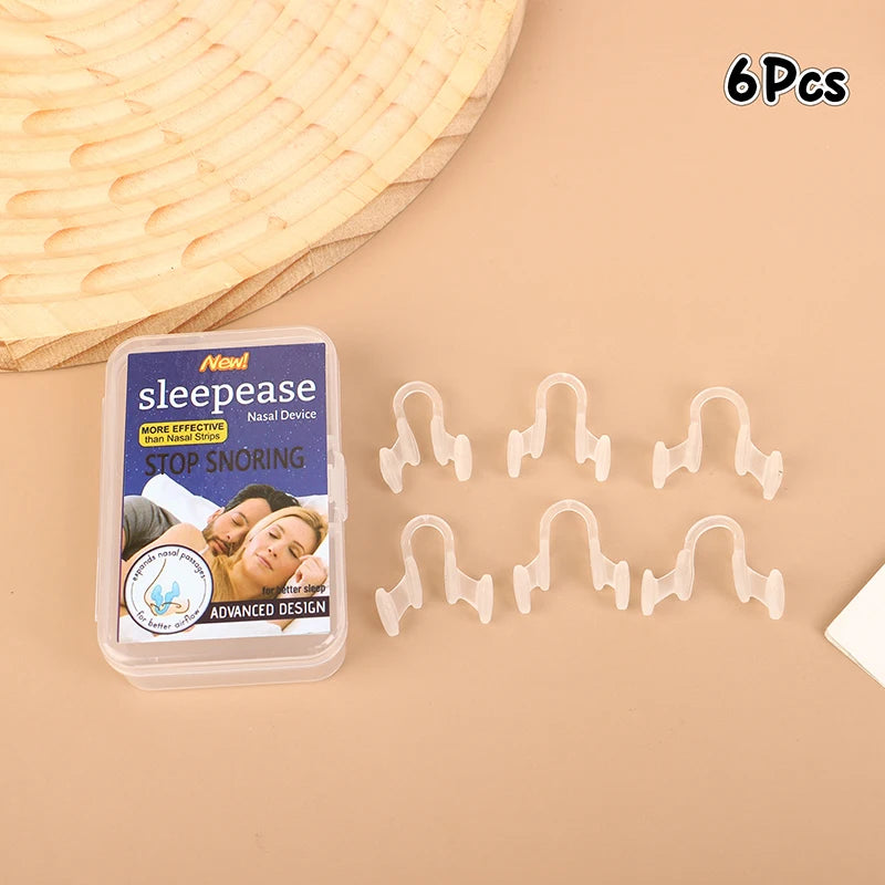 Anti Snore Nasal Dilator | Silicone Nose Clip for Better Sleep close-up view