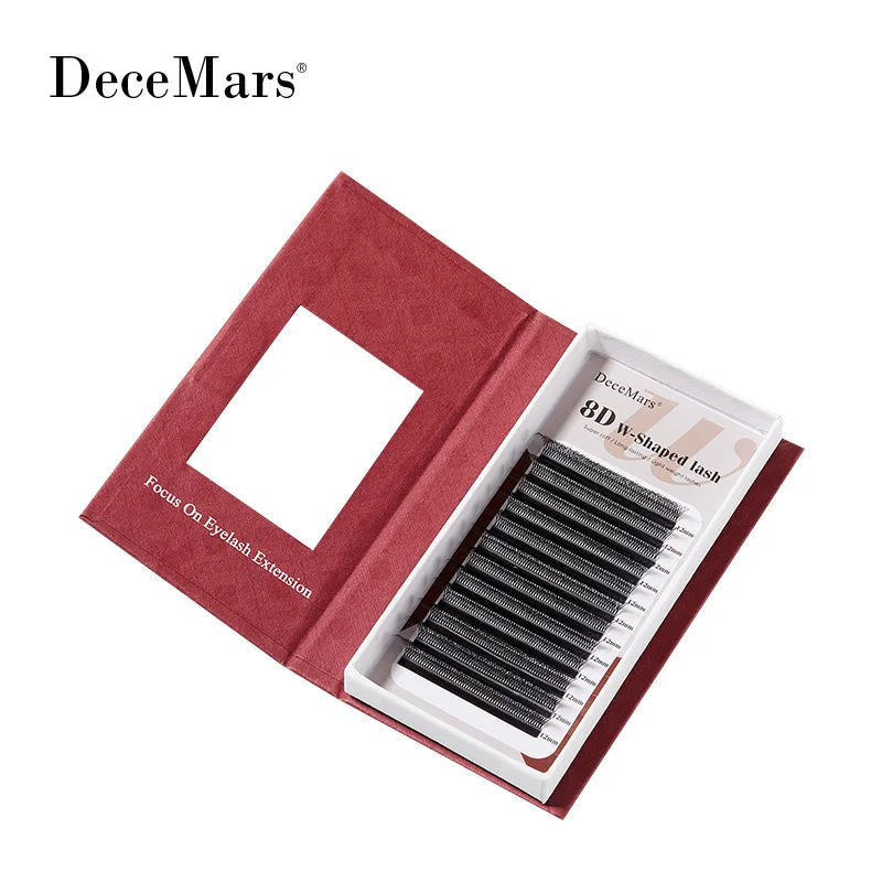 DeceMars 8D W Shaped Eyelash Extension Tray | Salon-Grade Volume Lashes additional angle