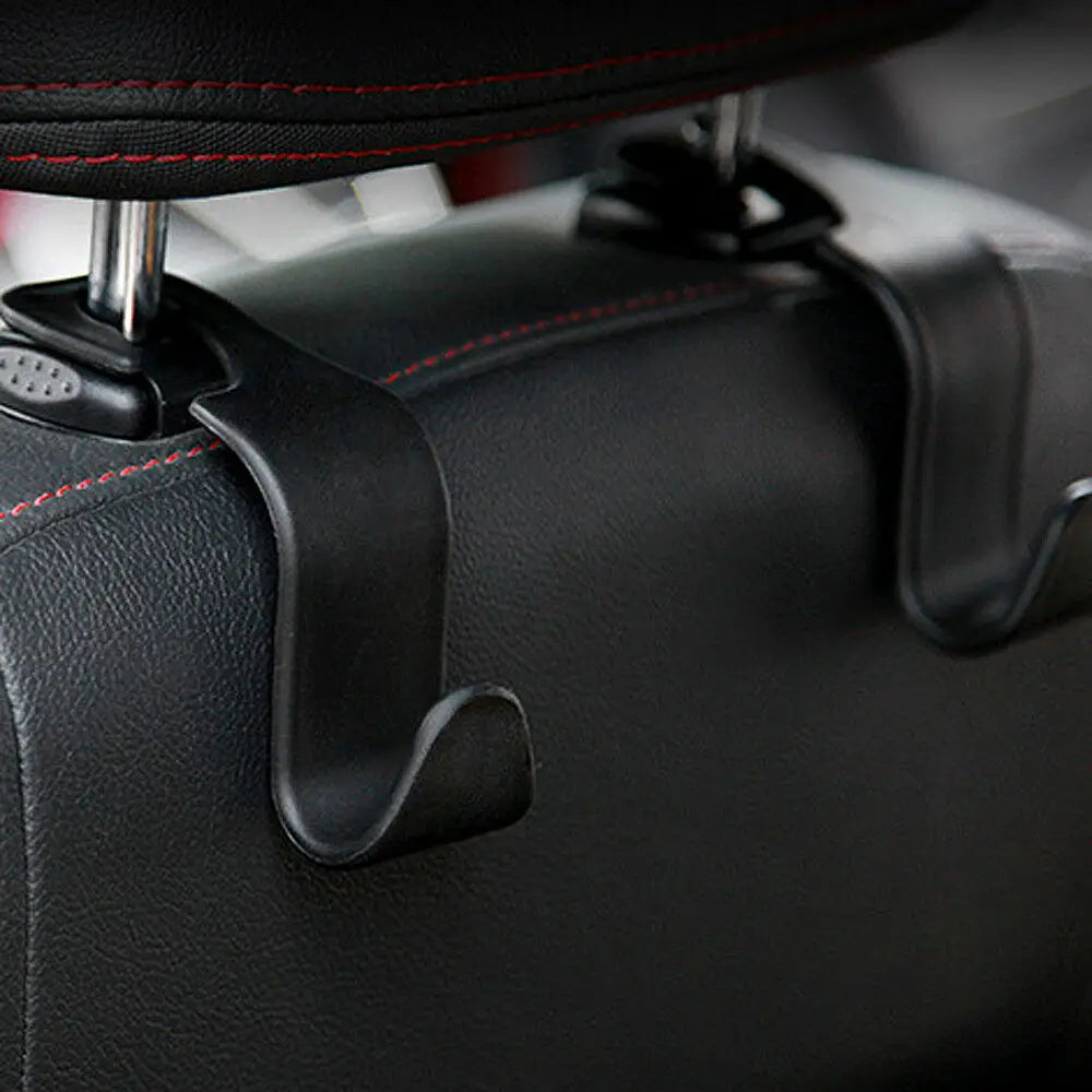 Car Seat Back Hook Hanger Headrest Mount Storage Holder Duarable Bearing 20kg for Car close-up view