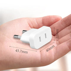 To Euro Europe Plug Converter Travel Adapter Power Converter Outlet alternate view