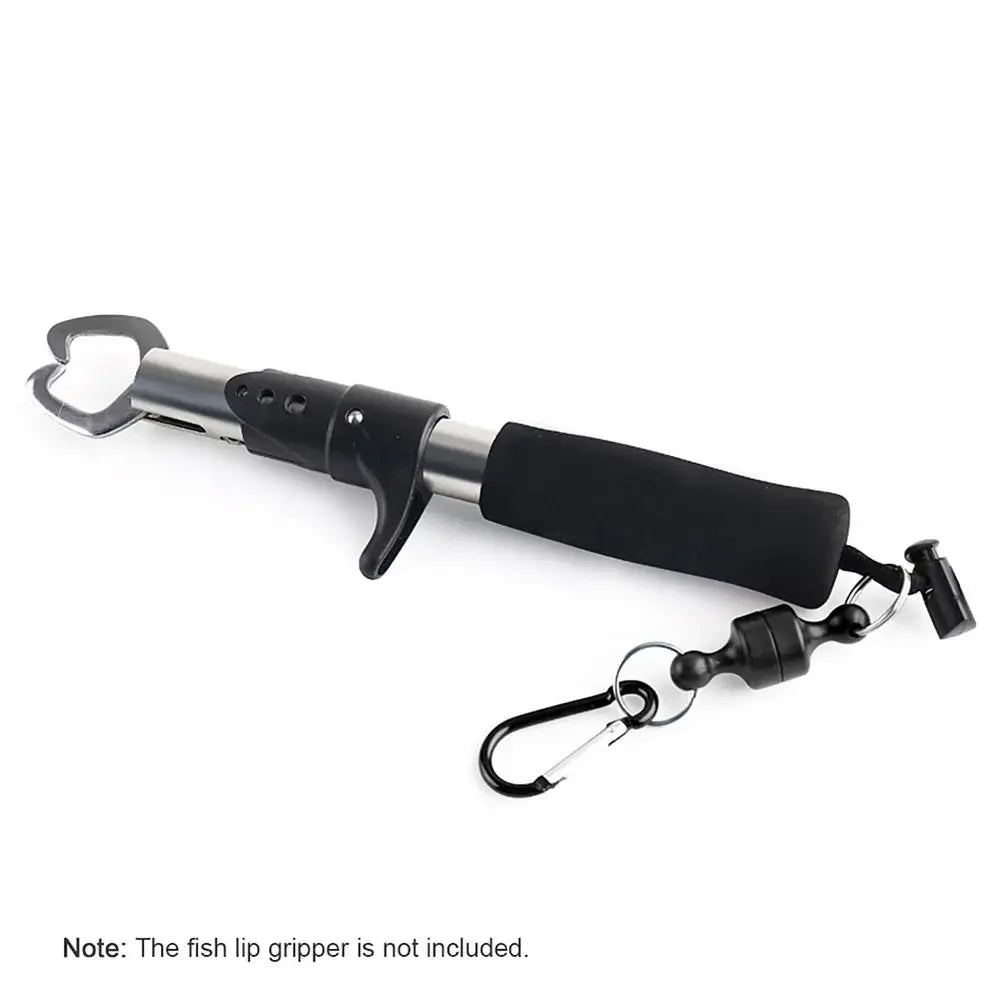 Fishing Magnetic Buckle With Keychain Carabiner Anti-falling Outdoor Fishing Clip F additional angle