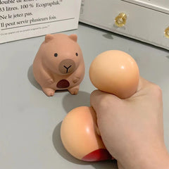 Capybara Mochi Squishy Toy | Slow Rebound Stress Relief Pinching Toy