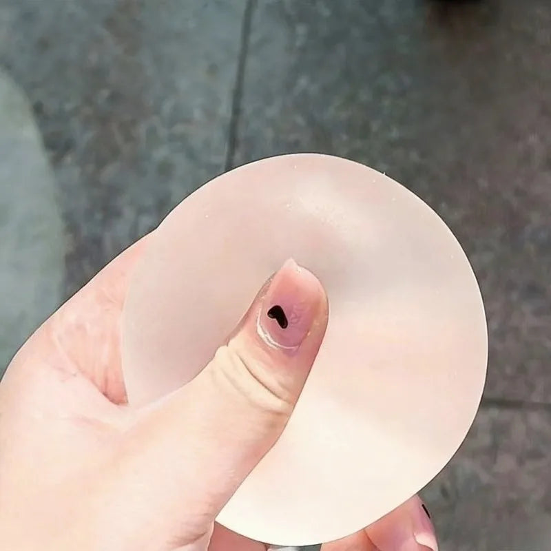 Squishy White Transparent Maltose Squeeze Toy Soft Mochi Anti Stress Fidget Toy Simulated Ball Slow