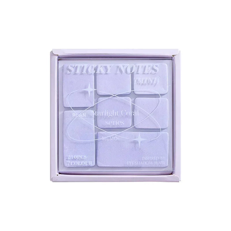 Colorful Aesthetic Sticky Notes | 210pcs Memo Pad Set for Scrapbooking lifestyle view