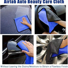 1-10pcs Microfiber Car Cleaning Towels Ultra Absorbent Car Drying Cloth Auto Detailing Washing Towel Father's Day Gift For Dad
