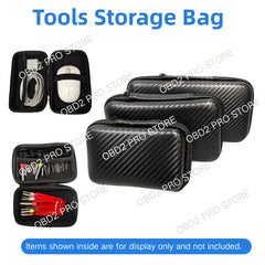 Car Repair Tool Kit Storage Bag Car Terminal Removal Organizer Bag Multiple Sizes Carbon Fiber Patte