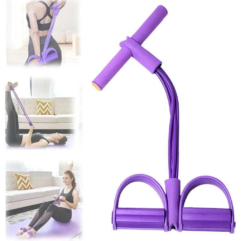 6-Tube Resistance Bands for Abs | Portable Sit-Up Assist for Home Gym alternate view