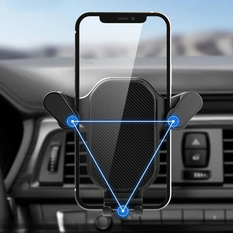 Universal Car Phone Holder with Ventilation Hook for 360 Degree Rotation Installation Anti Shake Supports All Phone Xiaomi