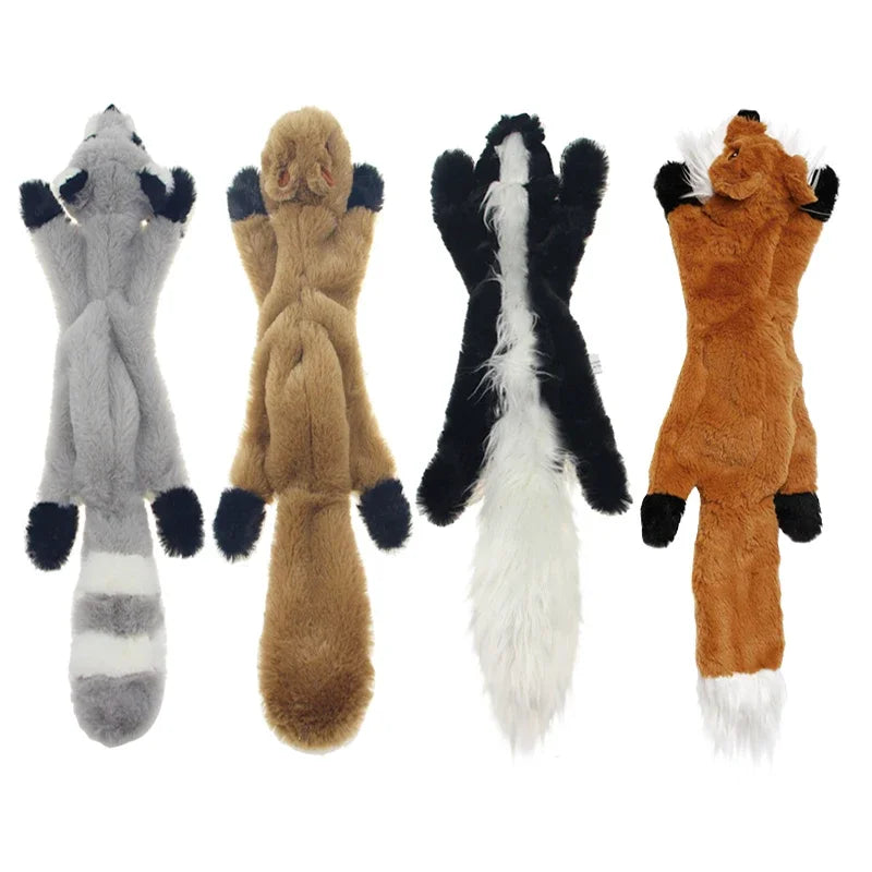 Squeaky Dog Toy | No Stuffing Plush Toy with Built In Sounders lifestyle view