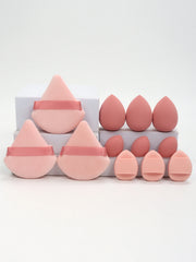 12-Piece All-Purpose Makeup Sponge Set, Made of 3 Loose Powder Puffs, 3 Mini Air Cush alternate view