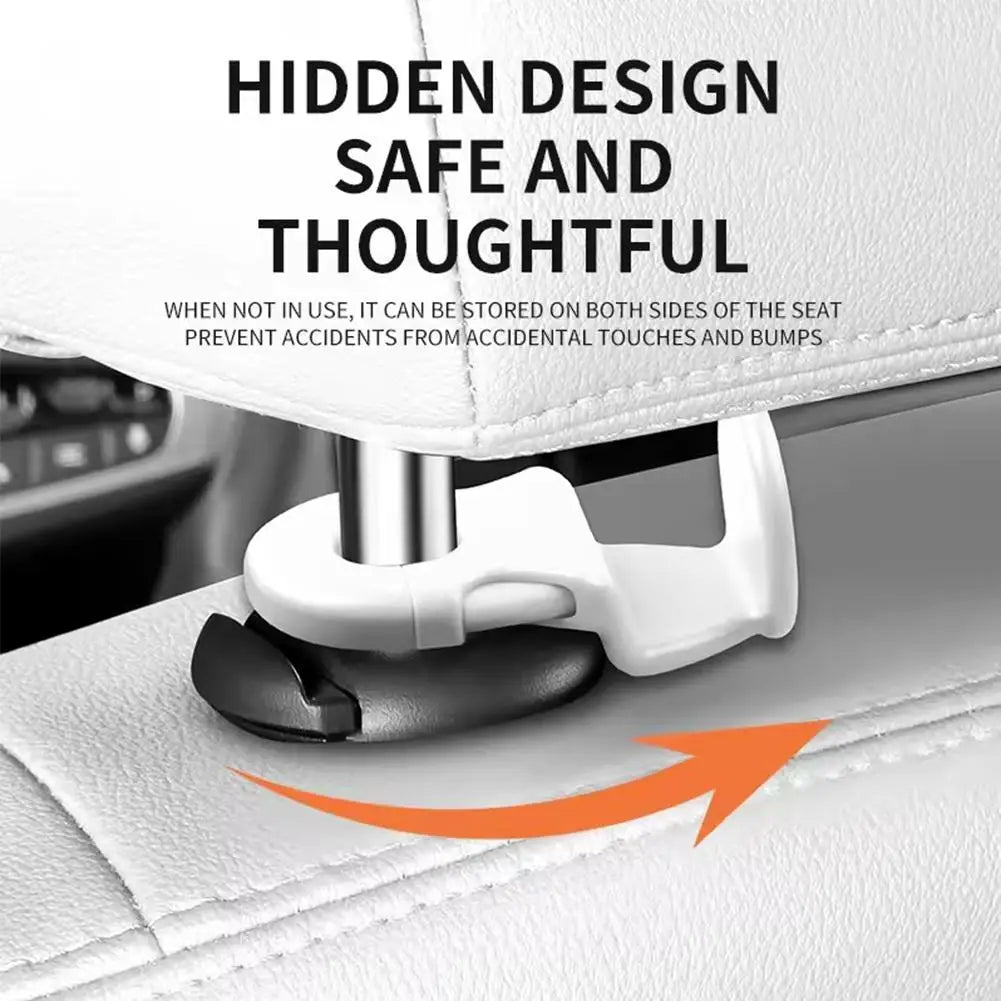 Car Headrest Hooks, 20KG Heavy Duty Back Seat Hanger additional angle