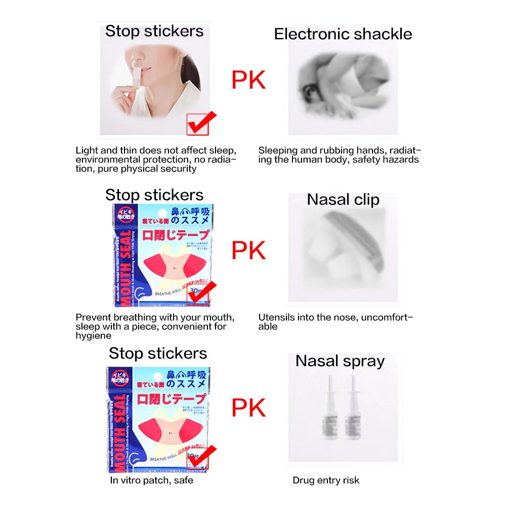 30/60/150/300pcs Mouth Tape for Sleeping | Anti Snoring Patch for Better Breath and Quie detail view