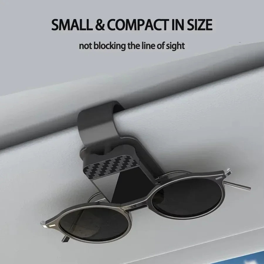 Sun Visor Sunglasses Clip Holder Eyeglasses Hanger Car Organizer alternate view