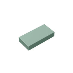 Gobricks GDS-566 Tile 1 x 2 with Groove | Compatible Building Block detail view