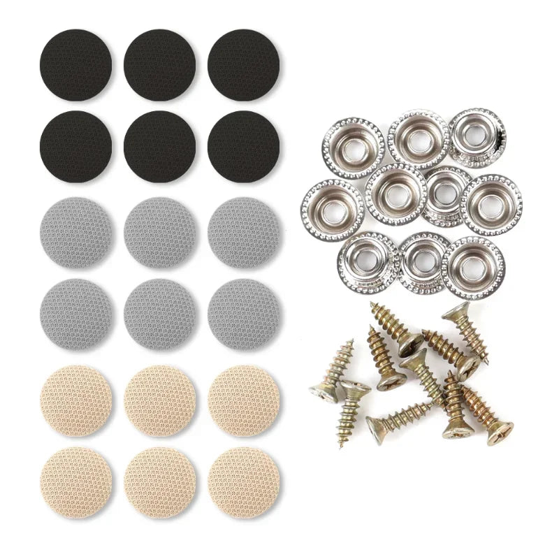 Car Interior Roof Fixing Buckles Headliner Rivets Set additional angle