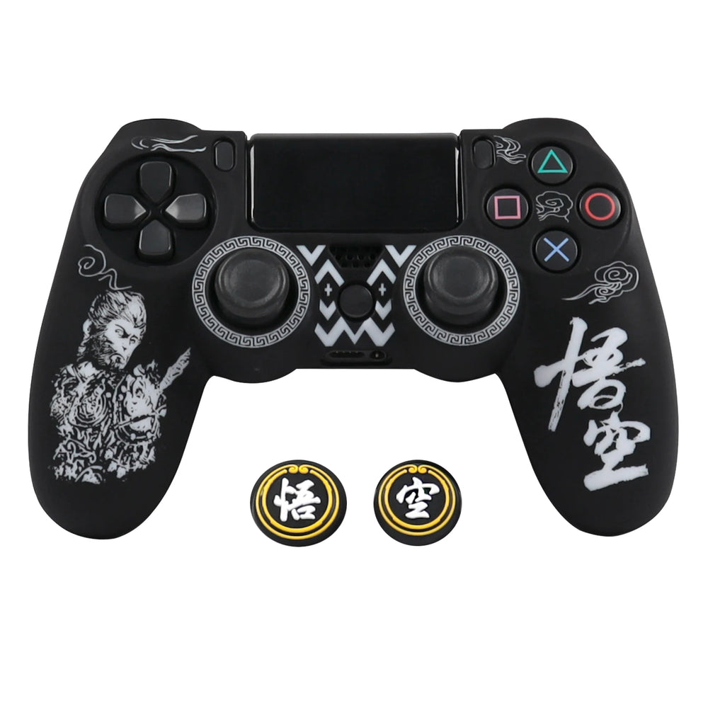 PS4 Controller Silicone Cover | Soft Protective Skin with Joystick Grips detail view