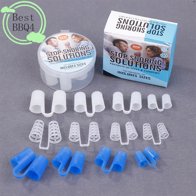 Silicone Anti Snore Nasal Dilators | 4/8 Pack Snoring Aid Nose Clips detail view