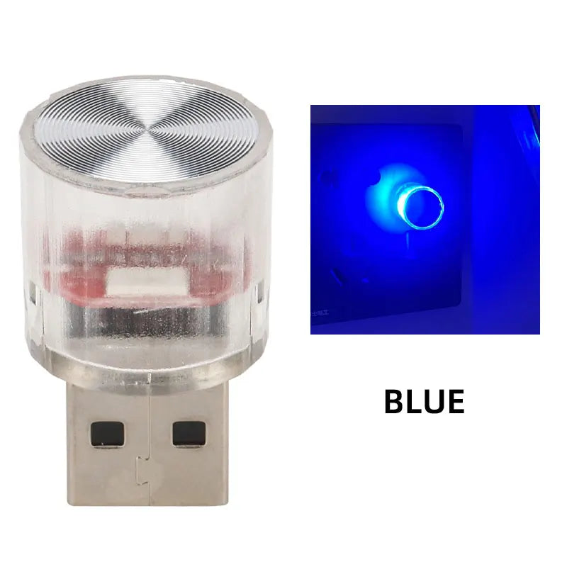 USB Mini RGB Night Light | LED Ambient Decorative Lamp for Bedroom, Car, Office detail view